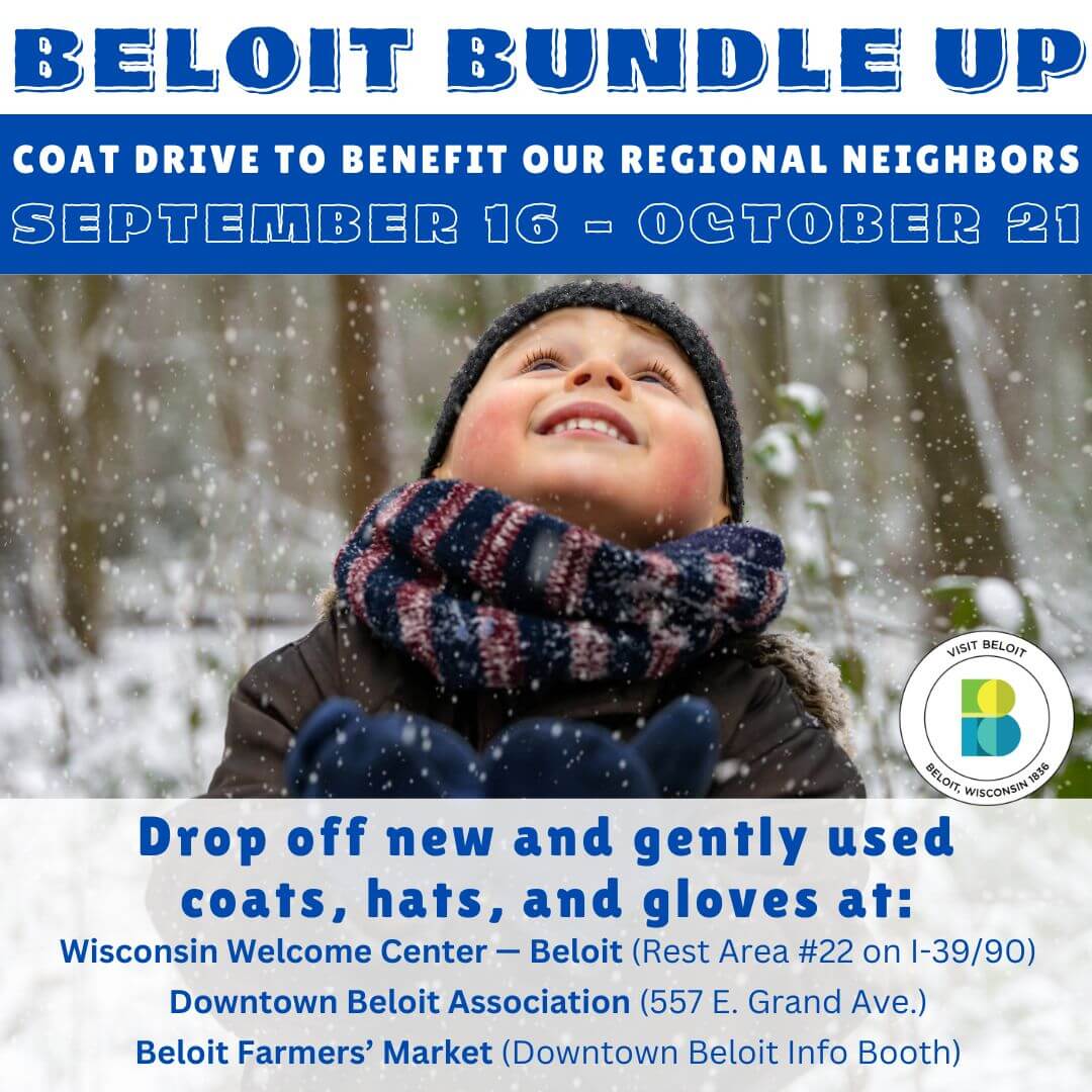 VISIT BELOIT SUPPORTS WINTER DRIVE TO HELP BELOIT BUNDLE UP VISIT BELOIT SUPPORTS WINTER DRIVE TO HELP BELOIT BUNDLE UP