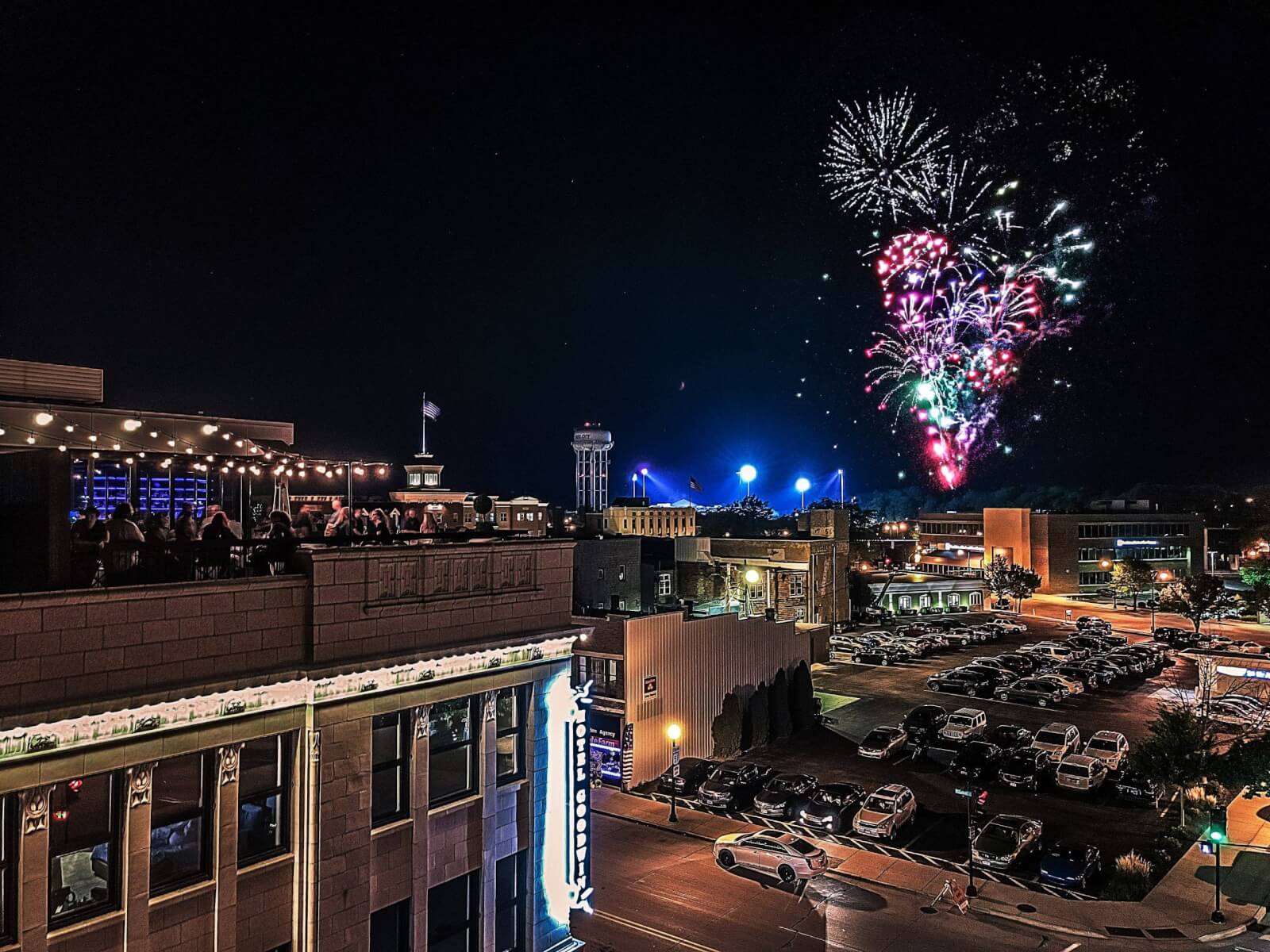 Hotel Goodwin Rooftop Fireworks
