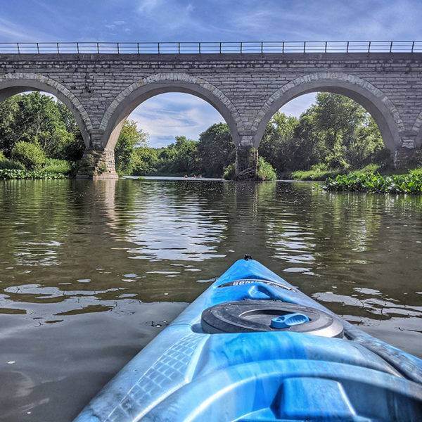 Kayaking Under Tiffany Bridge tiffany bridge